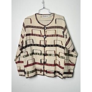 Tassel Cardigan Sweater Unisex boho unique eclectic grandpa